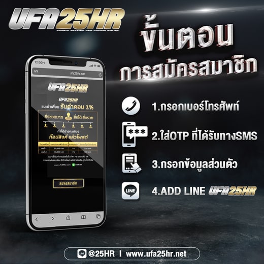 วิธีการสมัคร ufa25hr