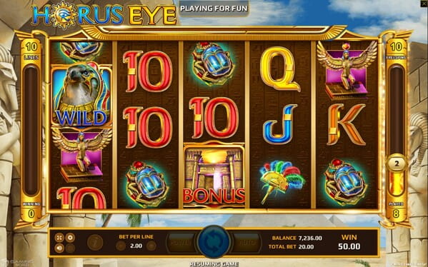 สล็อต slotxo horus eye