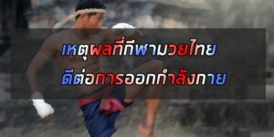 มวยไทยดีต่อการออกกำลังกาย